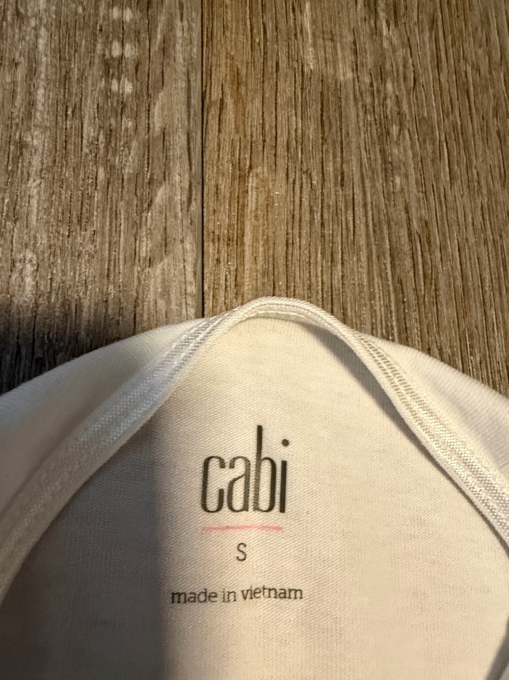 CAbi White Spaghetti Strap V-Neck Cami - Picture 2 of 4